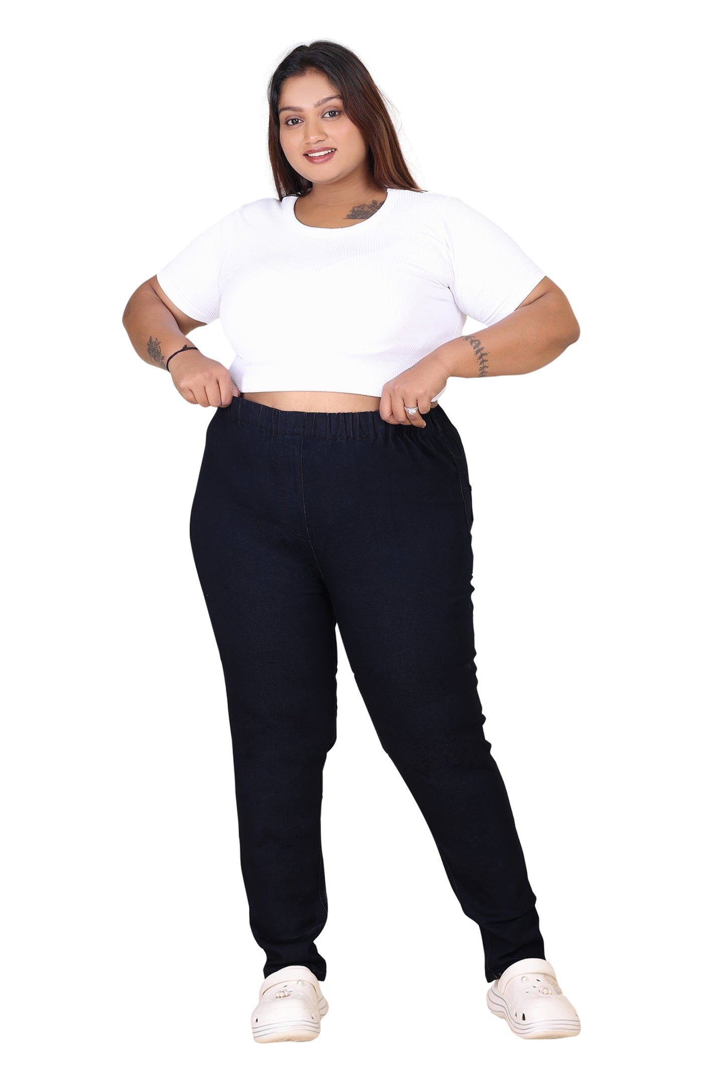 Black Plus Size Jeggings