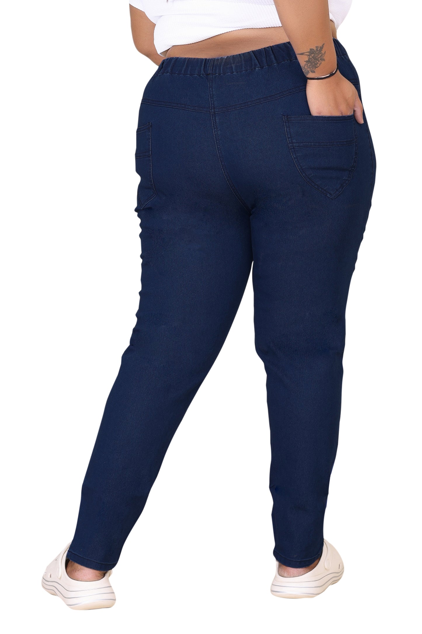 Dark Denim Plus size Jeggings